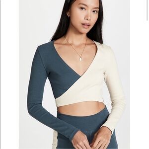 𝅺THE Upside Luna Kyra Wrap Top Size Large